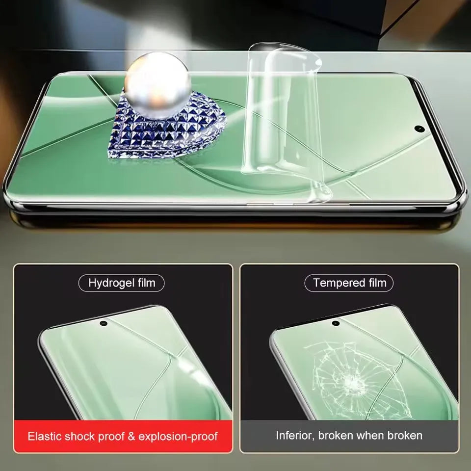 3Pcs Hydrogel Film For Tecno Pova 3 4 5 6 7 Neo 2 Slim Curve 5G Camon 30S 40 Spark Go 2 5G 2023 Screen Protector Not Glass
