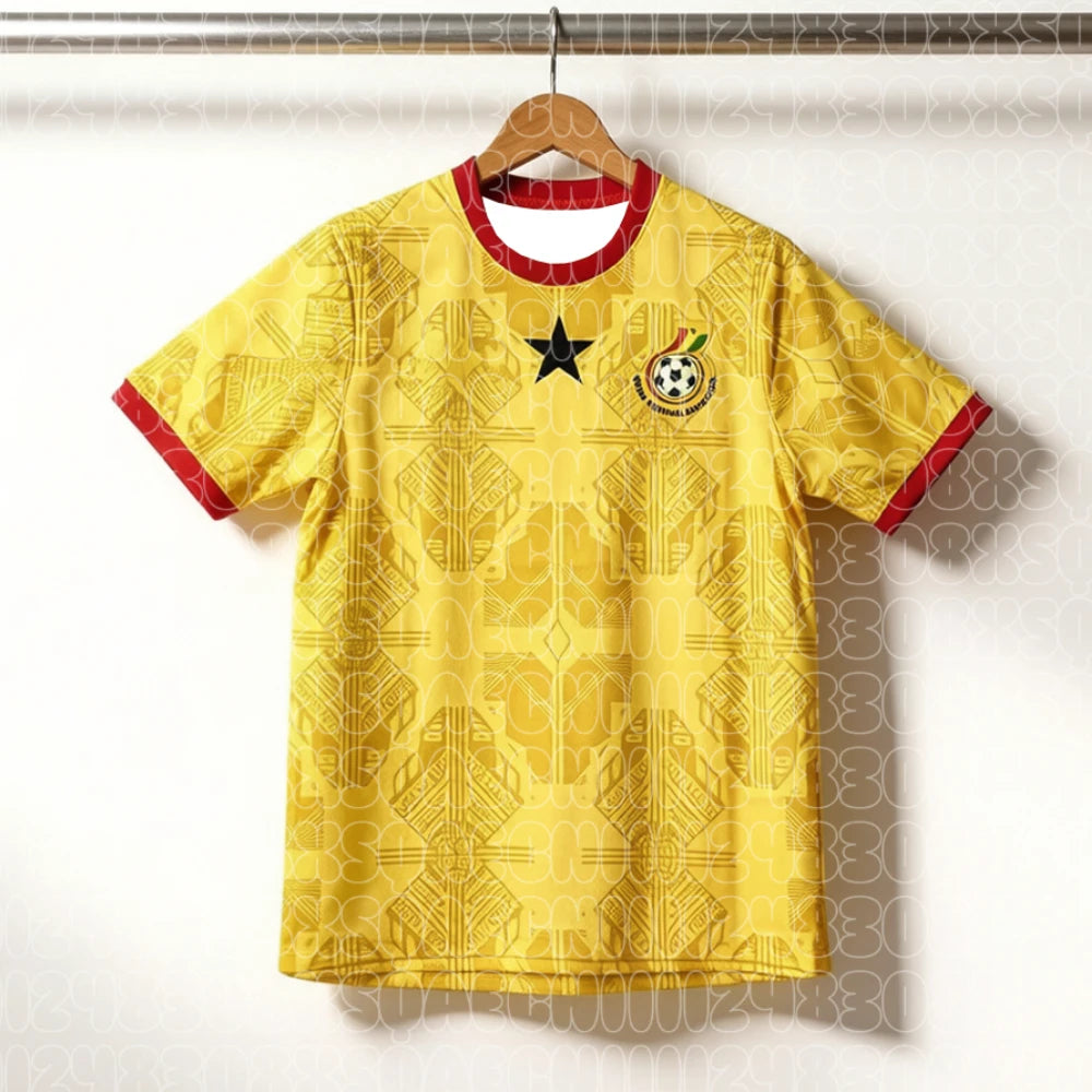 Ghana Football Uniform Sports Clothing 3d Printing Sports Leisure Dry Quickly Breathable and Comfortable Family Matching T-Shirt