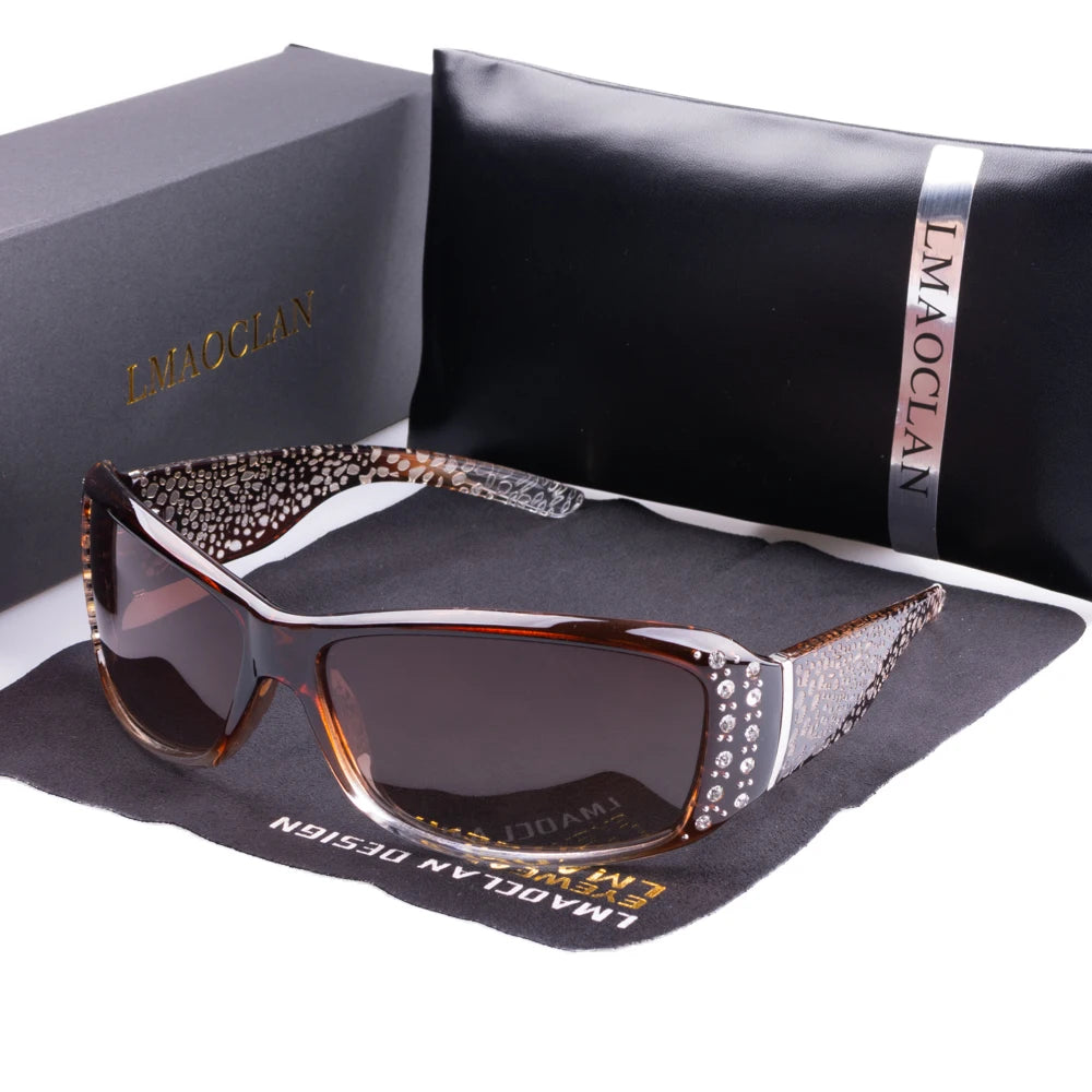 New 2025 Women Polarized Sunglasses Luxury Fashion Ladies Vintage Brand Designer Female Sun Glasses Oculos Gafas