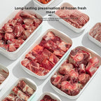 Food - Grade Meat Freezer Containers, Weekly Meal Prep Boxes, Airtight Fridge Storage，Special Containers for Meat