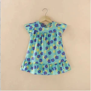 Girl Dresses Cotton Children clothing Summer Kids Clothes Dresses For Girls Party Princess Fashion Outfit cartoon Beach Dress