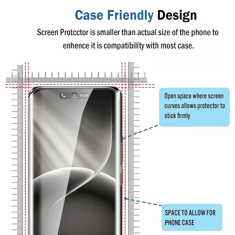 2Pcs Curved Tempered Glass Case For Tecno Camon 50 Ultra 5G 50 Pro 4G Screen Protector on TecnoCamon50Ultra Camon50Pro 6.78inch