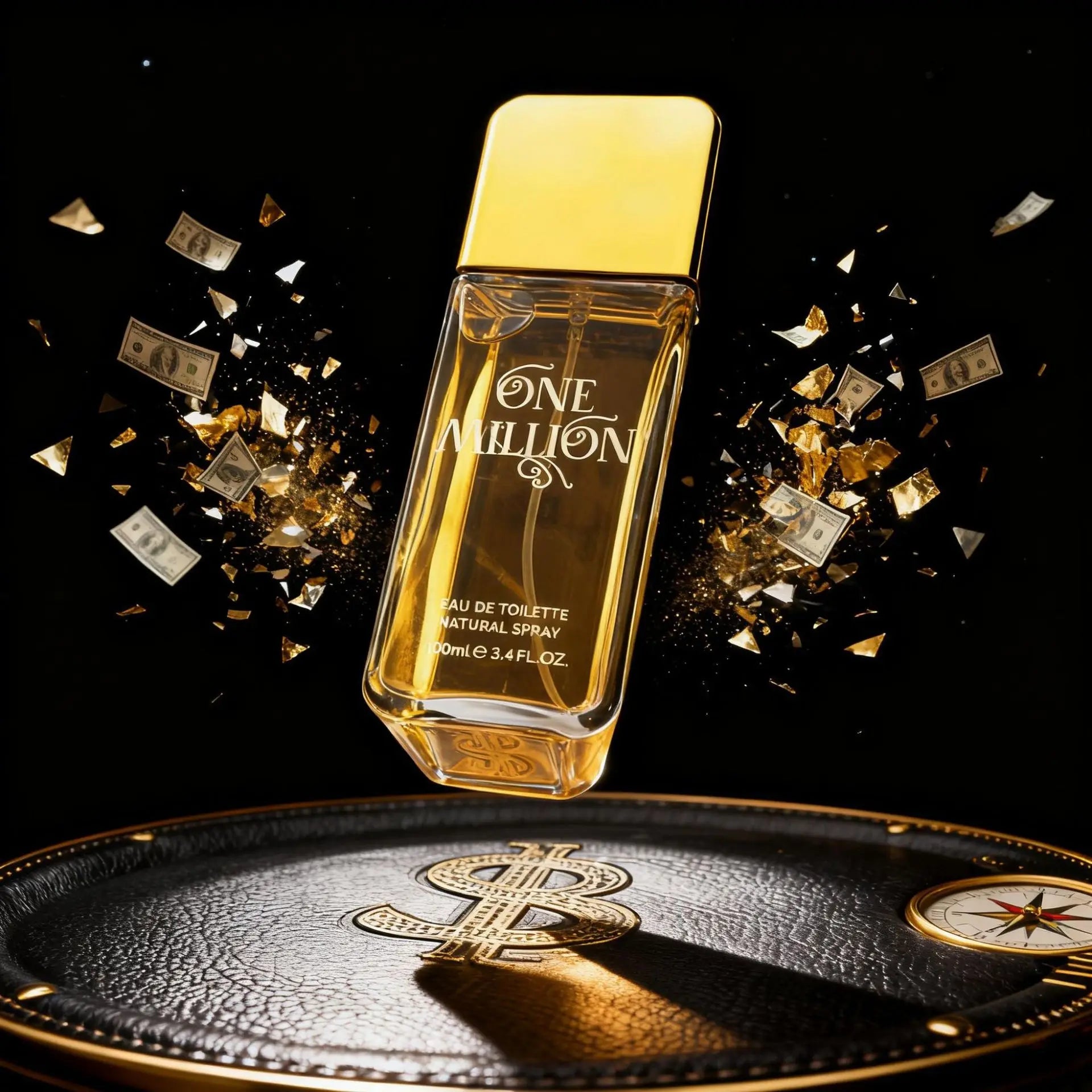 100ml Perfume Golden Million Gold Brick Extrait - Women Men's Long-Lasting Woody Perfume Men's Perfume Pray Fragrance