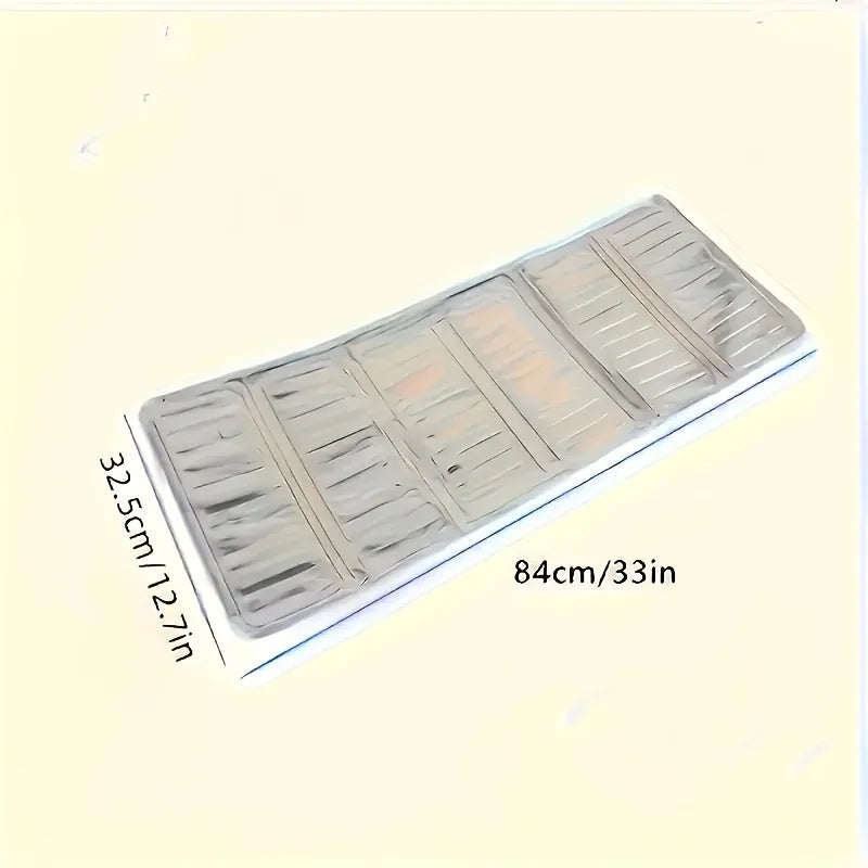 Foldable Aluminum Foil Oil Splatter Guard for Gas Stove, Kitchen Anti-Splash & Heat Insulation Baffle, Overflow Protection