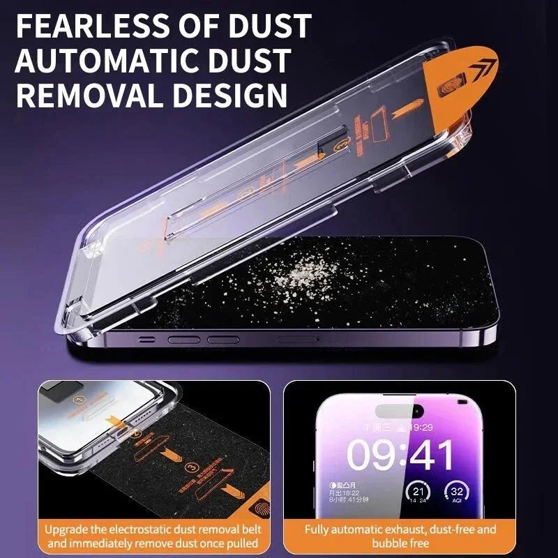 2Pcs Privacy Screen Protector Dust free Installation Protector for IPhone 15 14 13 12 11 16 17 Pro Max Anti-Spy Tempered Glass
