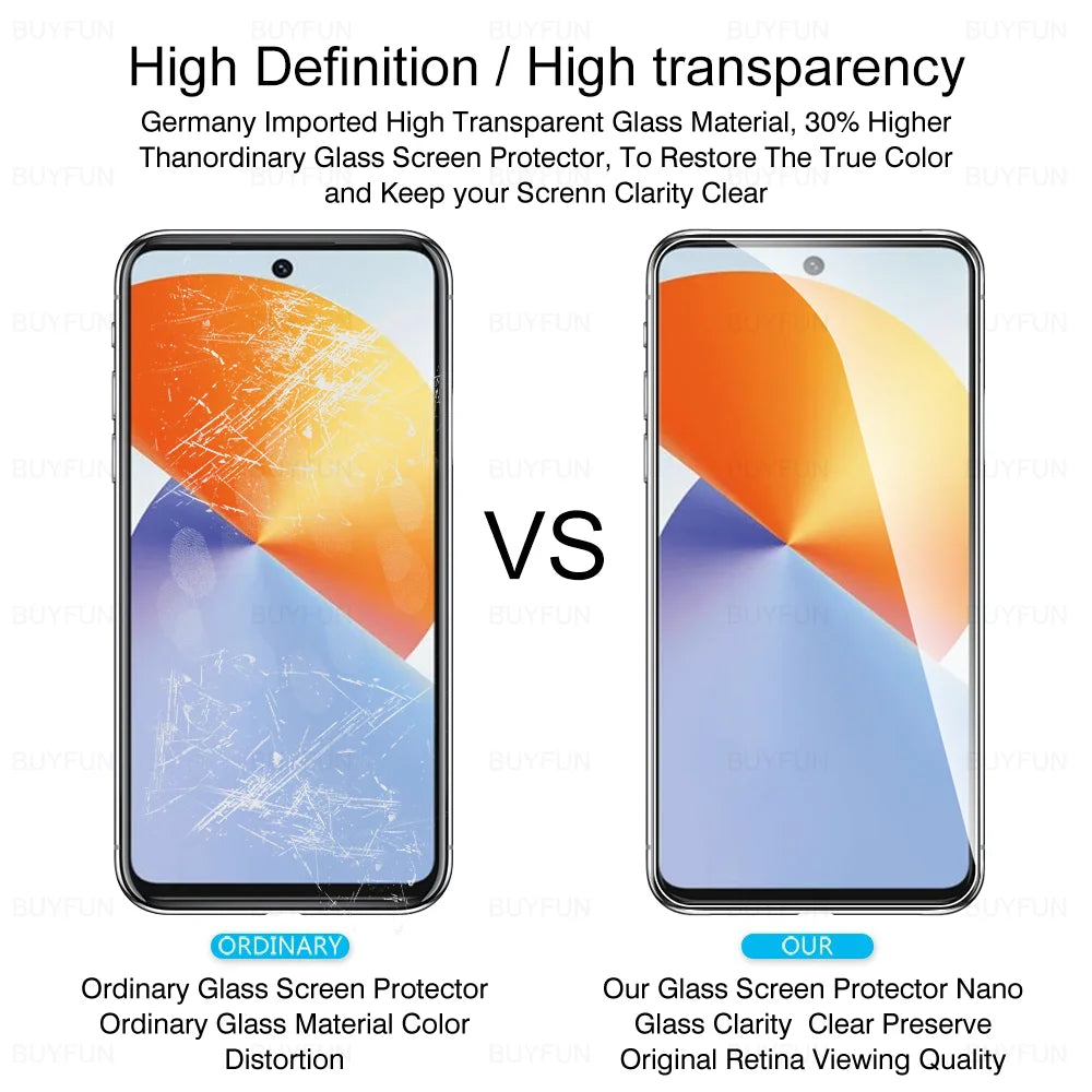 For Infinix Note 30 40 4G Glass 1-4Pcs Tempered Glass Note30 Pro 30Pro InfinixNote30 5G Note40 GT20 GT 20 Pro Screen Protector