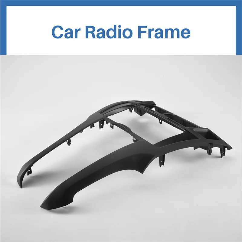 N61R-Car Radio Fascia Trim Kit, 2 Din Dash Panel DVD Frame Install Kit For Toyota Yaris Vitz Platz 2005 2006 2007 2008-2011