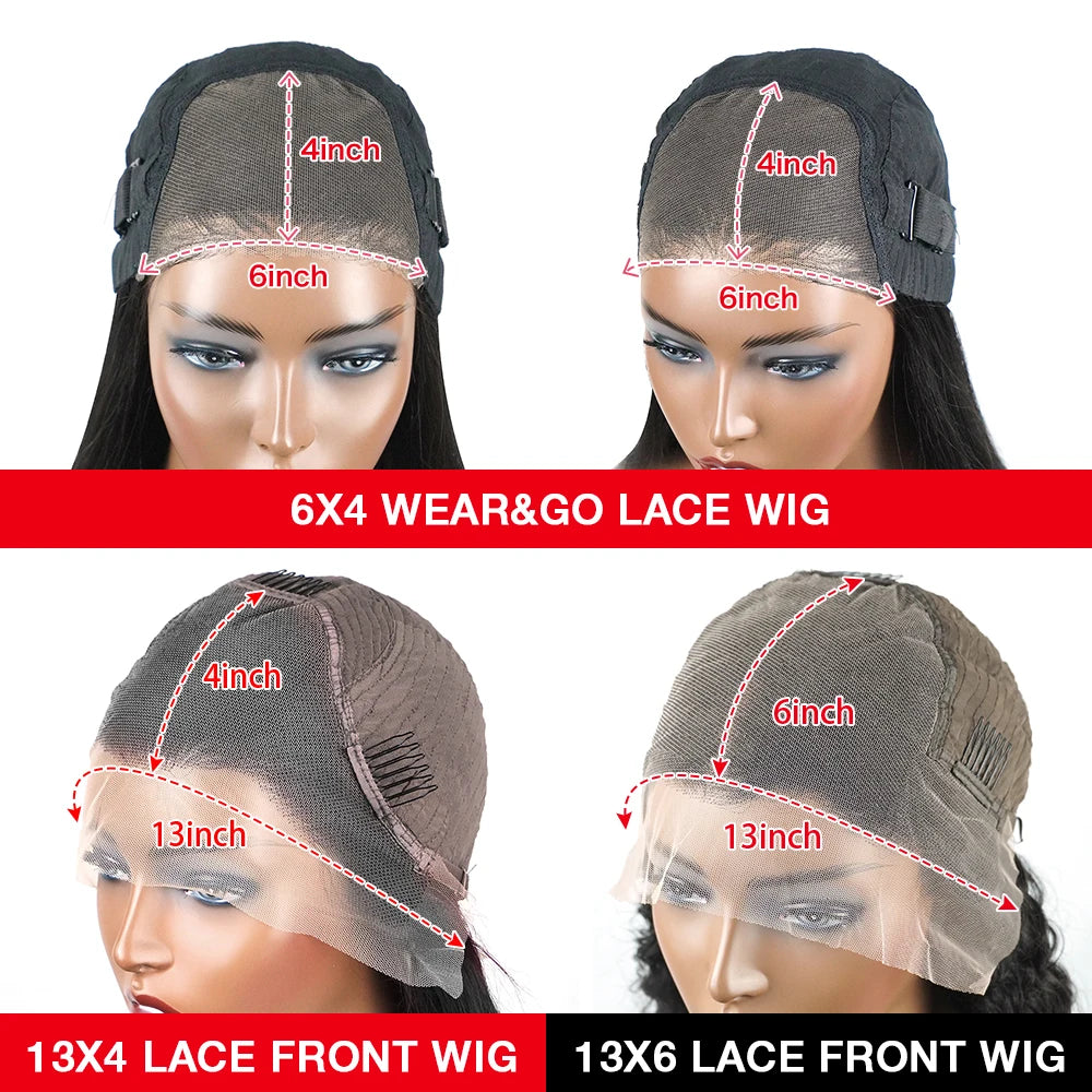 Yaki Kinky Straight Wigs 4C Edges Curly 13x6 HD Lace Frontal Wig Pre Plucked Curly Baby Hair 6x4 Glueless Wigs Ready To Wear
