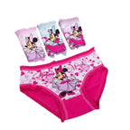 4Pcs/pack Cartoon New Mickey Mouse Children's Panties Classic Cute Minnie Mickey Mouse Cartoon Girls Cotton Briefs Gifts