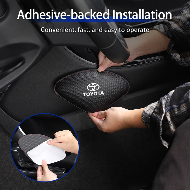 Car Knee Pad Cushion Leg Support Protector Central Key Accessory For Toyota Corolla Yaris Camry Prius RAV4 CHR Hilux Aygo Crown