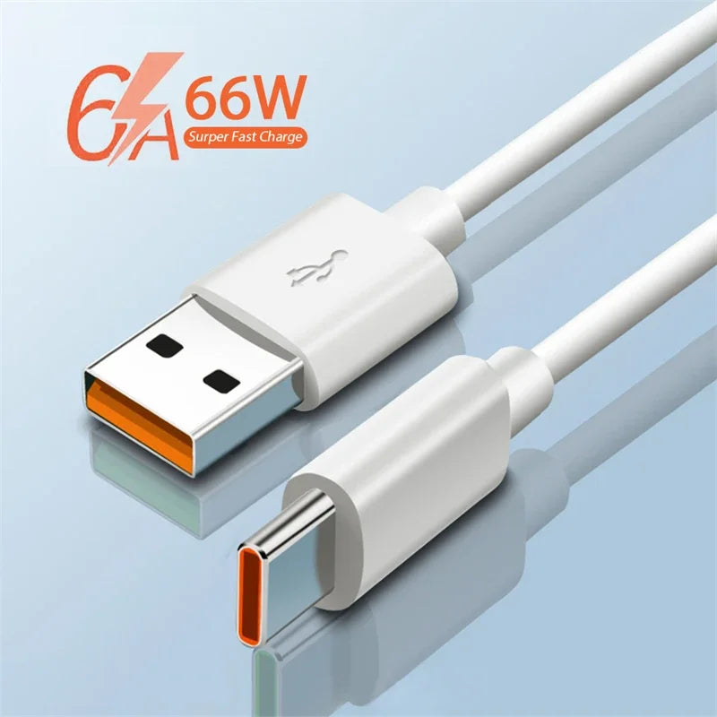 67W Super Fast Charger USB Type-C Cable for Xiaomi 13 Ultra 12 11 Redmi K50 K60 Note 12T POCO F5 Mi Turbo Quick Charging 6A Cord