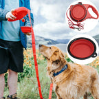 Automatic Pet Supplies Multi-Function Water Bottle Bowl Three-In-One Portable Dog Leash Harness Handy Pet Walking Rope