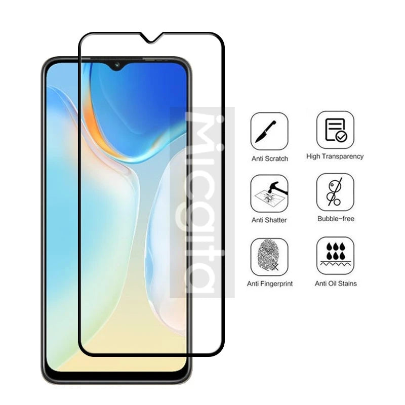 4/3/2/1PCS For itel A50 A70 Full Screen protector 9H Anti-Scratch Front Tempered glass film