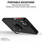 Armor Funda For Samsung Galaxy A07 4G Case Magnetic Ring Stand Holder Coque For Galaxy A 07 GalaxyA07 Hard PC Matte Back Cover