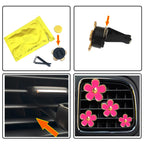 4Pcs/Set Car Outlet Vent Perfume Clips Car Air Freshener Conditioning Aromatherapy Small Daisy Interior Decoration Accessories