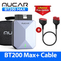 Lifetime Free Update MUCAR BT200 Max OBD2 Scanner CAN FD Bi-Directional Control All System Diagnostic Tool 15 Reset for All Cars