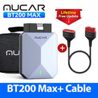 Lifetime Free Update MUCAR BT200 Max OBD2 Scanner CAN FD Bi-Directional Control All System Diagnostic Tool 15 Reset for All Cars