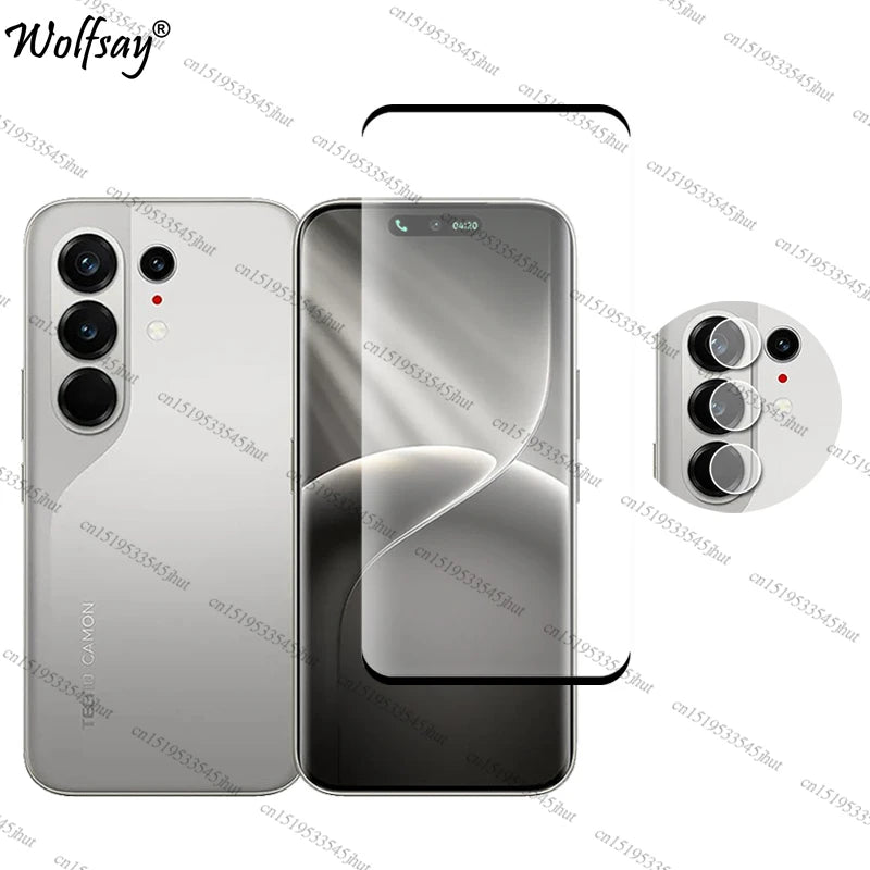 Full Cover Tempered Glass For Tecno Camon 50 Pro Screen Protector Tecno Camon 50 Pro Camera Glass For Tecno Camon 50 Pro Glass