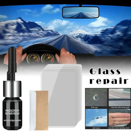 1set Car Windshield Windscreen Glass Repair Resin Kit 3ml Auto Vehicle Casement Fix Tool Repair Window Cracks Maintenance Tools