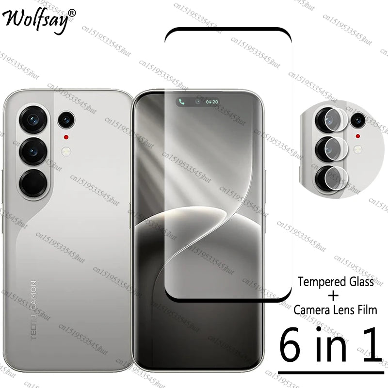Full Cover Tempered Glass For Tecno Camon 50 Pro Screen Protector Tecno Camon 50 Pro Camera Glass For Tecno Camon 50 Pro Glass