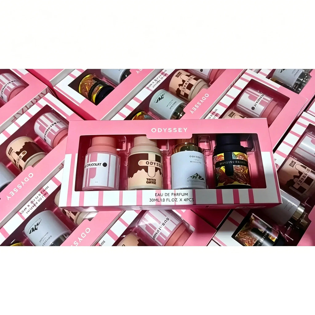 Men's perfume, Arabian perfume set (mini gift set), women's perfume – each set contains 4 bottles of 30ml Eau de Parfum (EDP)