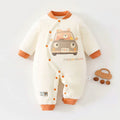 Winter Baby Rompers clothes cotton warmth Infant Jumpsuit  High quality Newborn Baby Girl Boy Cartoon Romper clothes