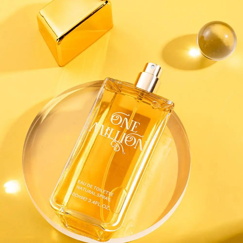 100ml Perfume Golden Million Gold Brick Extrait - Women Men's Long-Lasting Woody Perfume Men's Perfume Pray Fragrance