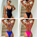2026 Pad Swimwear Women Beach One Piece Swimsuit Mujer Trikini Bikini  Maio Biquini Badpak Maillot Femme