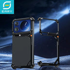 Eary 9-Shaped for Xiaomi 17 Pro Max 17Pro Phone Case Metal Frameless Shell Original Feel Bumper Shockproof Drop Protection Cover