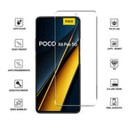 4PCS Tempered Glass For POCO X8 X6 X7 X5 X4 X3 F7 F6 F5 GT Pro Screen Protectors For POCO M7 M6 M5 M3 Pro 5G Protective Glass