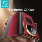 Eary Phone Case for Huawei Mate XT for MagSafe 360° Rotatable Stand Leather Metal Screen Protector Full Body Flip Cover Bumper