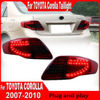 Taillight For Toyota Corolla 2007 2008-2010 Car Accessories LED Trailer Lights Tail Lamp Rear Signal Automotive Plug And Play