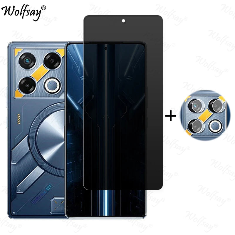 Privacy Screen Protector For Infinix GT 20 Pro Anti-Spy Tempered Glass Infinix GT20 Pro Camera Glass For Infinix GT 20 Pro Glass