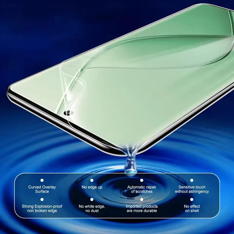 3Pcs Hydrogel Film For Tecno Pova 3 4 5 6 7 Neo 2 Slim Curve 5G Camon 30S 40 Spark Go 2 5G 2023 Screen Protector Not Glass