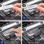 3D Metal Car Interior Decorative Badge Emblem Sticker for Toyota Camry Corolla Prado Hilux Yaris Supra Fortuner Auto Accessories