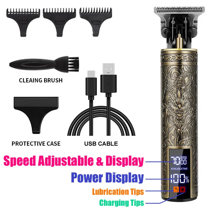 2026 Top Selling! T9 Hair Clipper Beard Shaving Body Hair Trimmer Clippers Electric Hair Cutting Machine Professional Barber