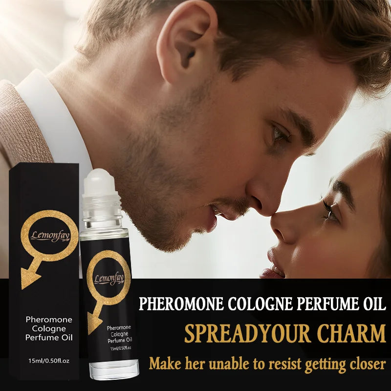 Lemonfay Pheromone Cologne Perfume Oil | Masculine Alluring Scent | Long-Lasting Portable Roll-On Fragrance For Men 15ml