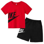 Children's Clothing Kids & Teen T-Shirt Set Summer Top + Shorts 2 Piece Set Short Sleeve Casual Fashion Boys Girls Kids Set