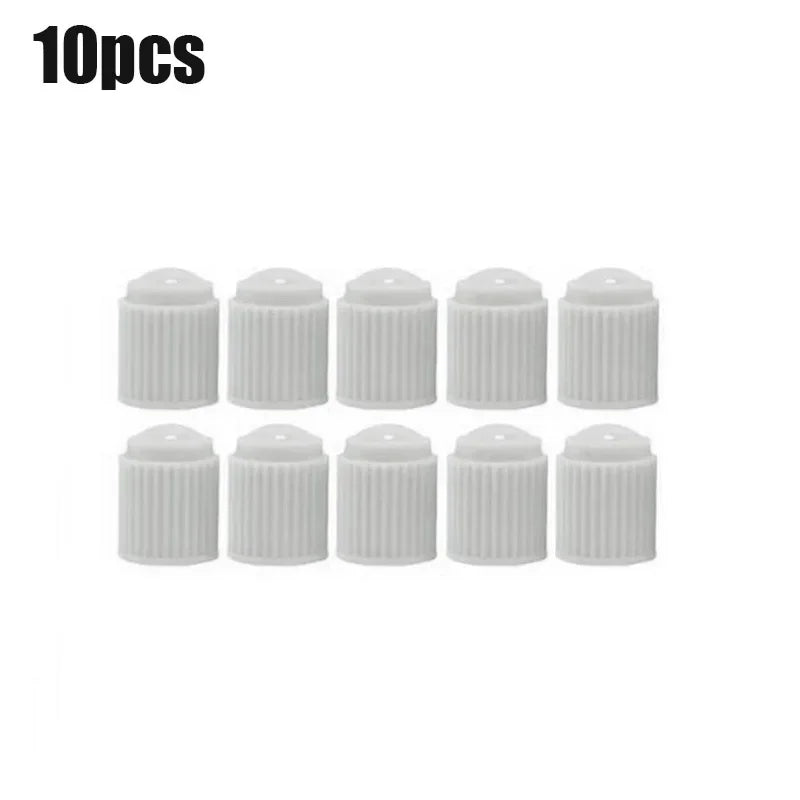 20Pcs Car Tire Tyre Valve Caps with O Rubber Ring Dust Covers Plastic Black Grey Red Stem Valve Caps for Cars Motorcycles Bike