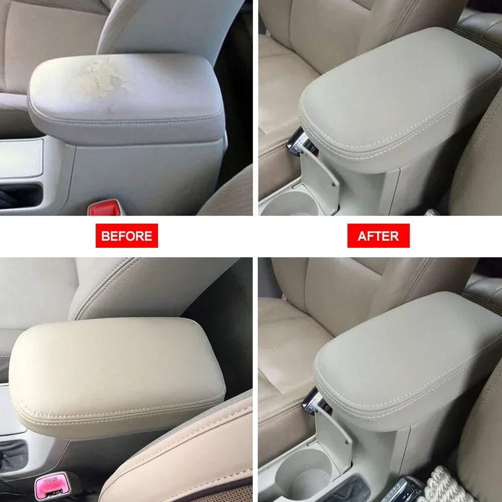 Car Center Console Lid Armrest Cover Interior Accessories Microfiber Leather Cover For Toyota Corolla 2007 08 09 2010 2011 2012