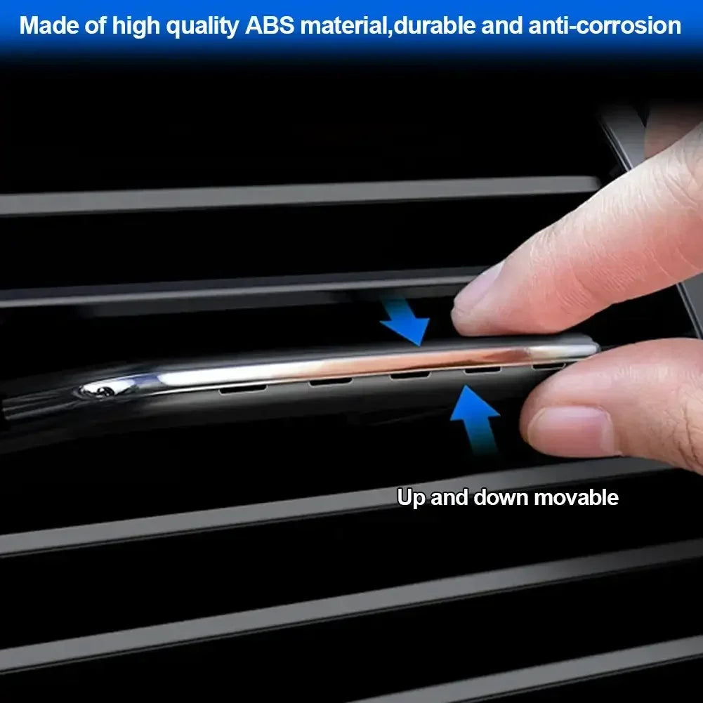 2Pcs Car Dashboard Air Conditioner Outlet Pick AC Vent Grille Tab Clip Replacement Accessories Kit For Toyota Corolla 07-13