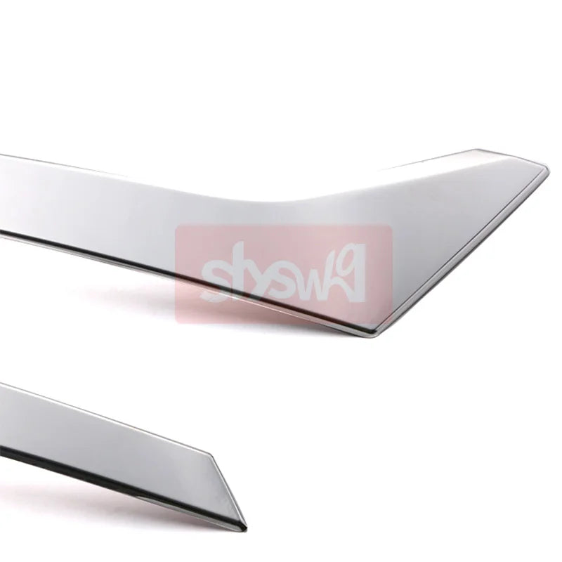For TOYOTA 2017 VOXY 80 Modified Front Head Light Lamp Trim Cover Shade Stickers High Grade Stainless Steel Exterior Accessories