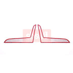 Chrome Stainless Steel Taillight Under Garnish Trim Car Car Styling Cove Exterior Accessories For Toyota Voxy 80 2014~2017 2018~